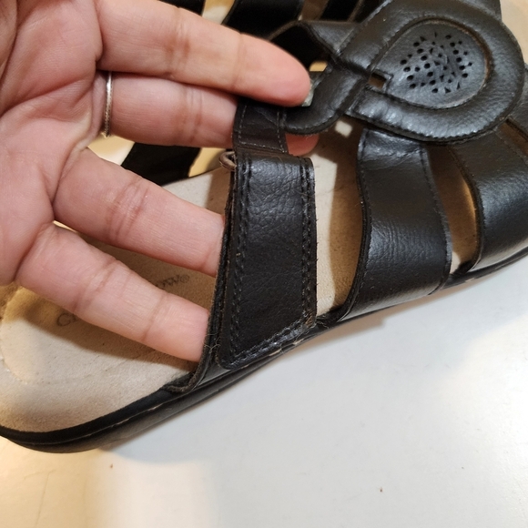 Croft & Borrow Black Comfort Sandals size 8M - Picture 5 of 10